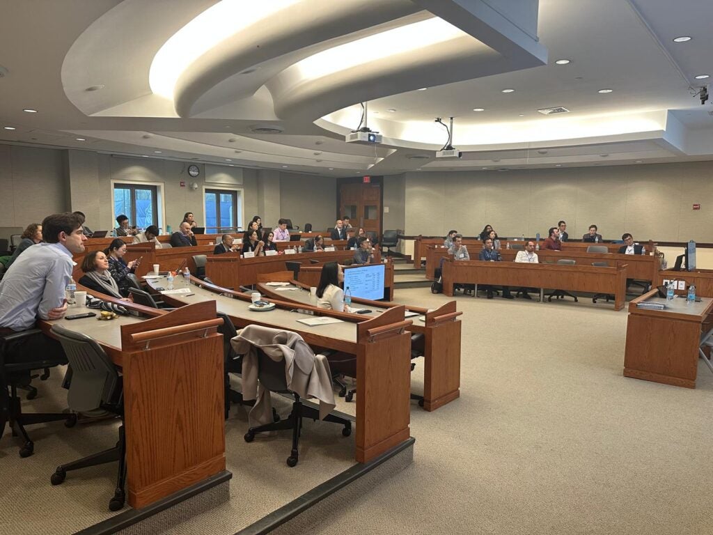 attendees of Labor and Finance Group Conference on April 11 and 12 at Georgetown University